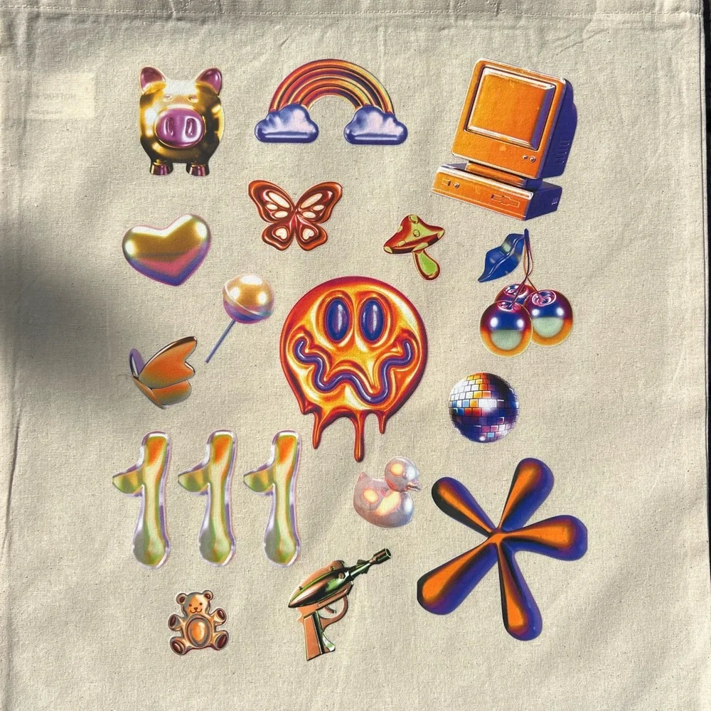 Orange Chrome tote bag - Picture 2 of 3